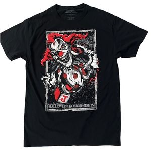 Halloween Horror Nights HHN Jack The Clown Jack-in-the-Box T-Shirt Top Size M